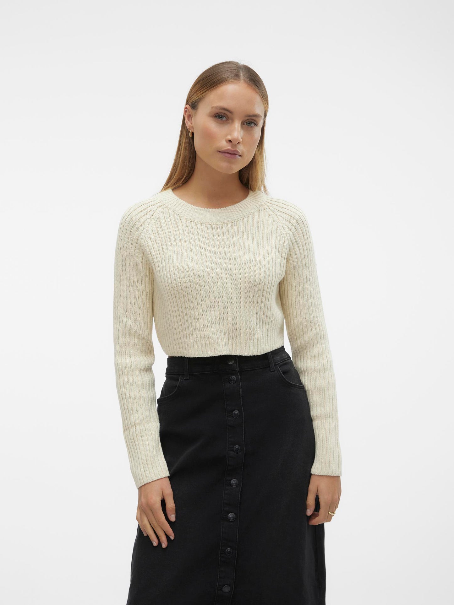 Pullover Vmdiana Cropped Ls Oneck Vero Moda