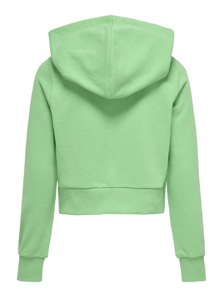 Felpa - Only Kids Kogbella L/S Zip Hood Short Ub Swt