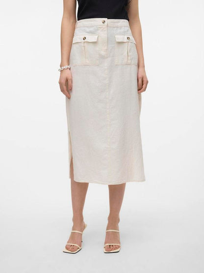 GONNA - VERO MODA VMLUNA POCKET HW 7/8 SKIRT WVN