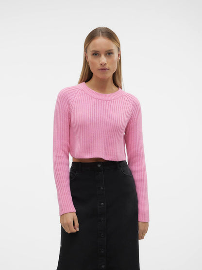 Pullover Vmdiana Cropped Ls Oneck Vero Moda