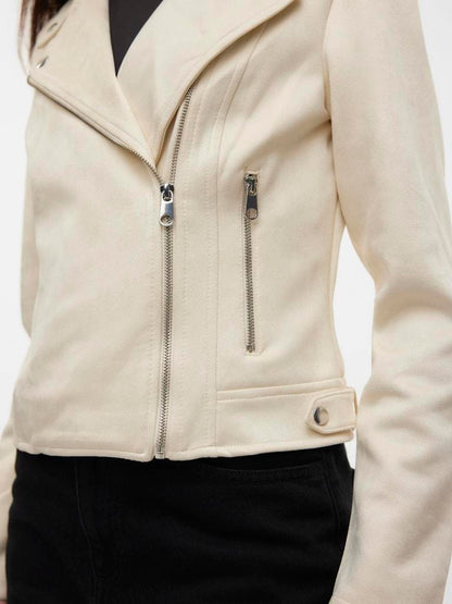 JACKET - VERO MODA VMJOSE SHORT FAUX SUEDE JACKET