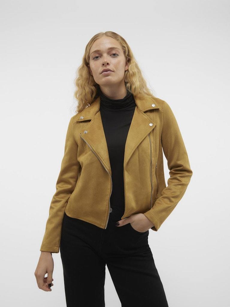 JACKET - VERO MODA VMJOSE SHORT FAUX SUEDE JACKET