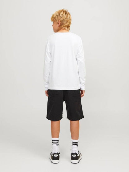 T-SHIRT - JJJUNIOR JJLUKE TEE LS CREW NECK MNI