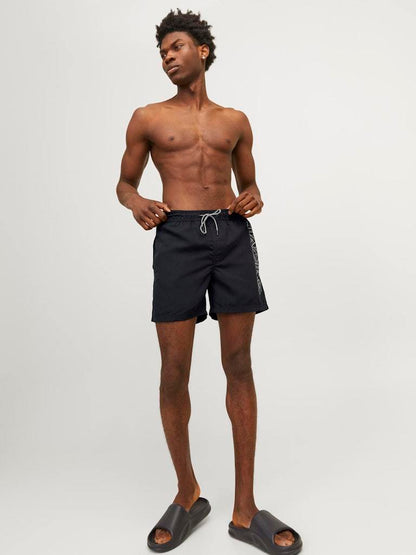 SHORTS - JACK&JONES JPSTFIJI JJSWIM DOUBLE LOGO SN LY