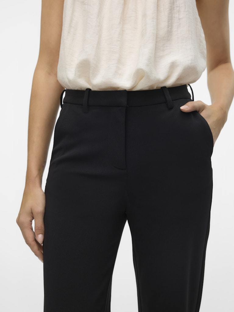 PANTALONE - VERO MODA VMMAYA MW STRAIGHT SOLID PANT NOOS