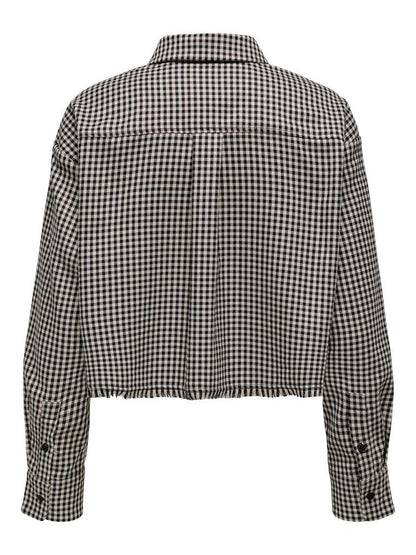 CAMICIA - ONLY ONLCATH LS SHORT CHECK SHIRT XT WVN