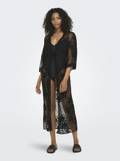 BLAZER - ONLY ONLCARLA EMBROIDERED LACE KIMONO