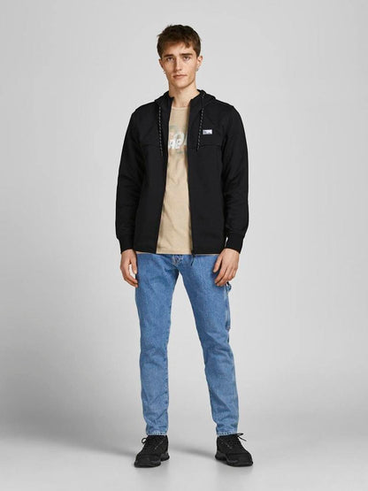 CARDIGAN - JACK&JONES JCOAIR SWEAT ZIP HOOD NOOS.