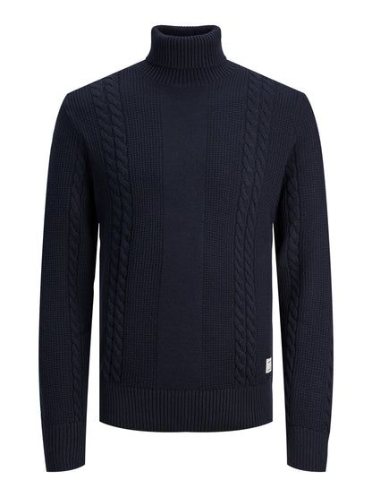 Maglione Jcogrid Cable Knit Roll Neck Jack&Jones