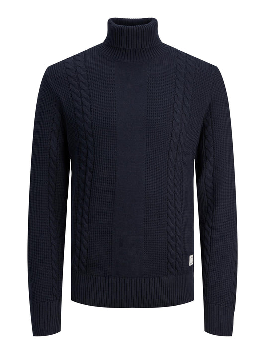 Maglione Jcogrid Cable Knit Roll Neck Jack&Jones