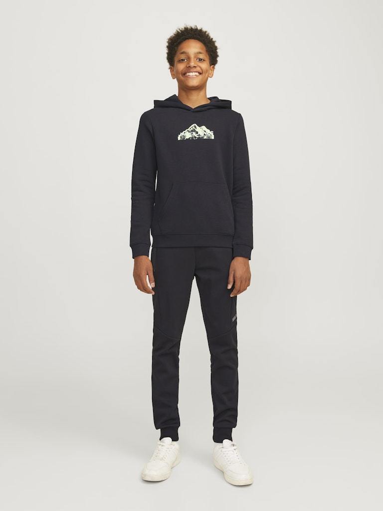 FELPA - JJJUNIOR JCOMOUNTAIN LOGO SWEAT HOOD SN MNI