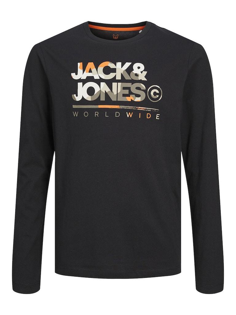 T-SHIRT - JJJUNIOR JJLUKE TEE LS CREW NECK MNI