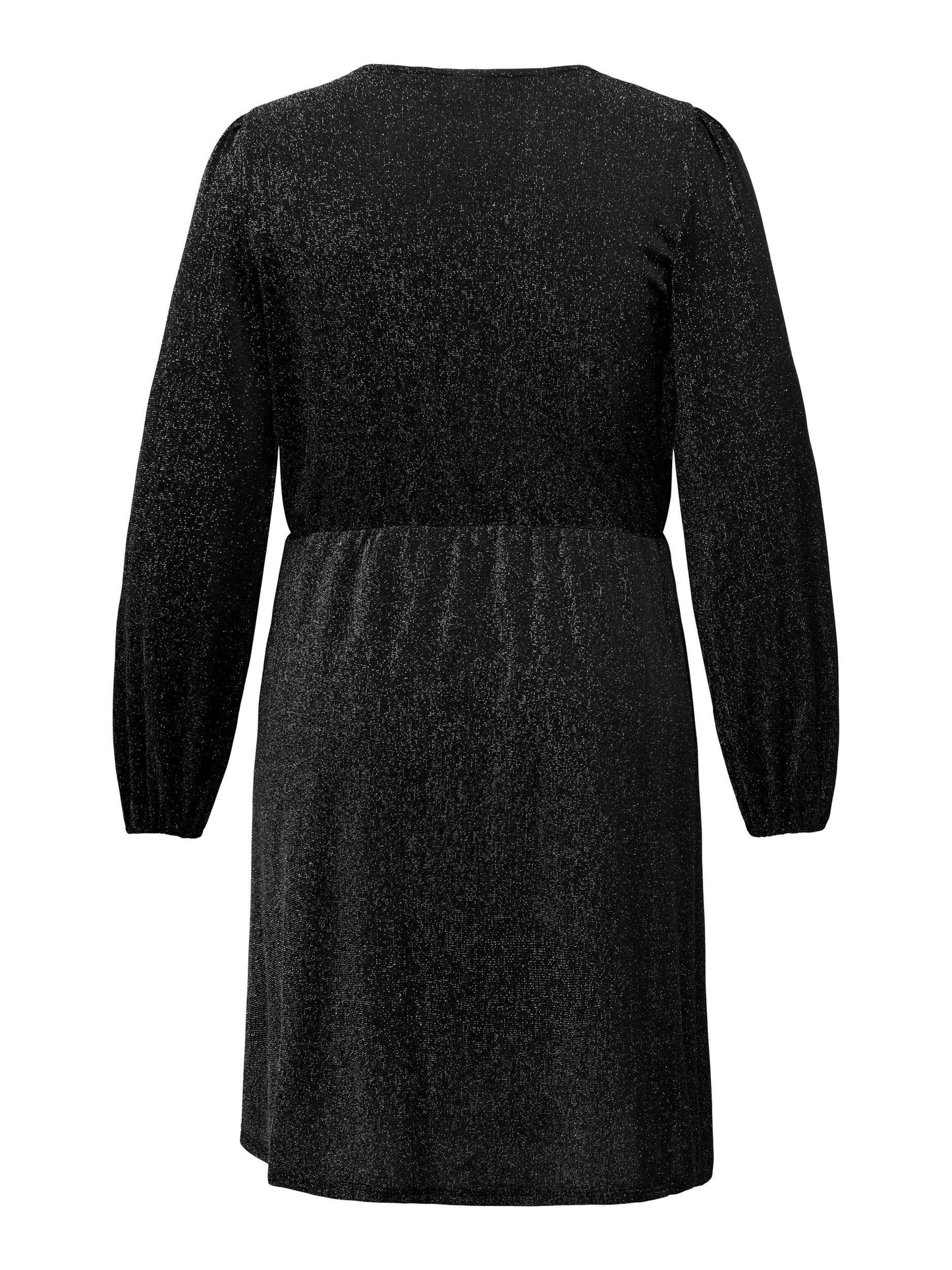 Vestito Corto Carfiesta L/S Vneck Glitter Dress Jrs Only Carmakoma