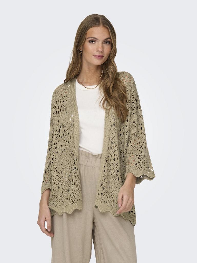 CARDIGAN - JDY JDYNATASCHA 3/4 KIMONO KNT