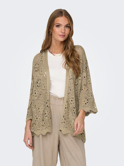 CARDIGAN - JDY JDYNATASCHA 3/4 KIMONO KNT