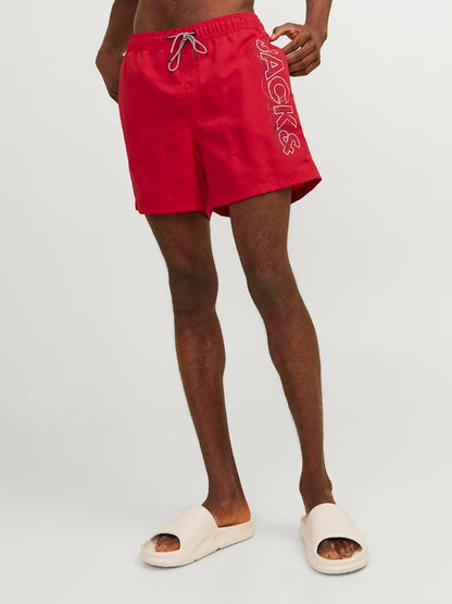 SHORTS - JACK&JONES JPSTFIJI JJSWIM DOUBLE LOGO SN LY