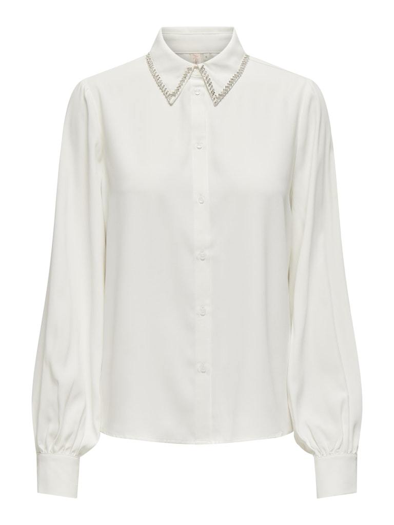 CAMICIA - ONLY ONLVINEA LIFE LS JEWELLERY SHIRT WVN