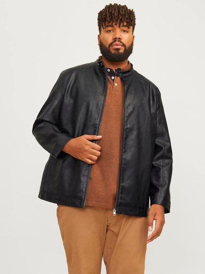 GIUBBINO - JACK&JONES JJEDYLAN CLEAN PU JACKET NOOS PLS