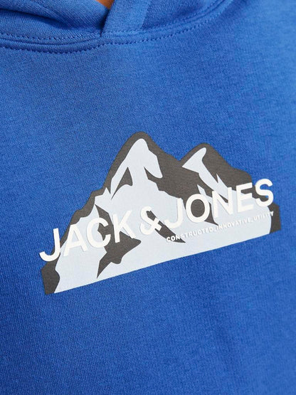 FELPA - JJJUNIOR JCOMOUNTAIN LOGO SWEAT HOOD SN MNI