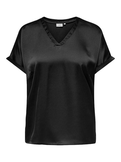 BLUSA - ONLY CARMAKOMA CARBRYNJA S/S IN-ONE TOP WVN