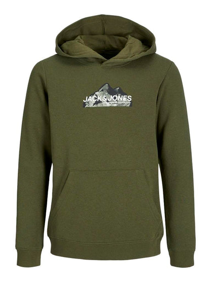 FELPA - JJJUNIOR JCOMOUNTAIN LOGO SWEAT HOOD SN MNI