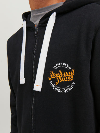 Felpa Mikk Sweat Zip Hood Jack&Jones