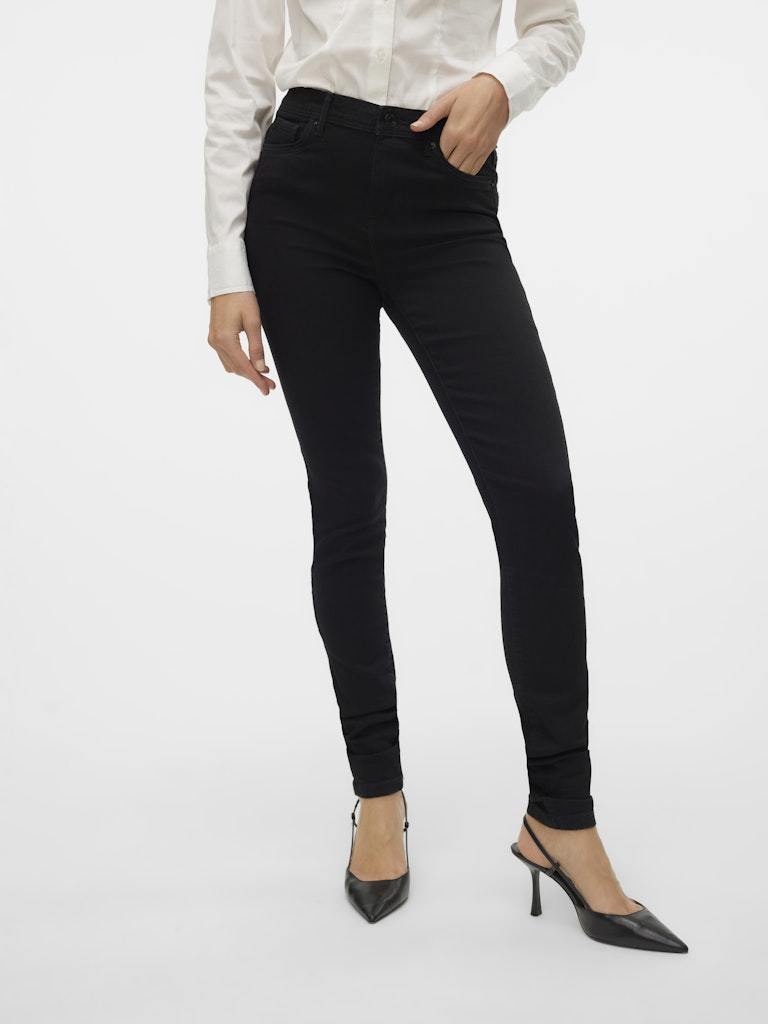 JEANS - VERO MODA VMTANYA MR S PIPING JEANS VI120 GA NOOS