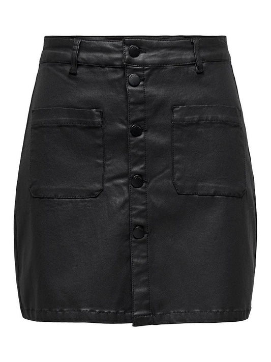 GONNA - JDY JDYNEWTHUNDER HW COATED SKIRT PNT DIA