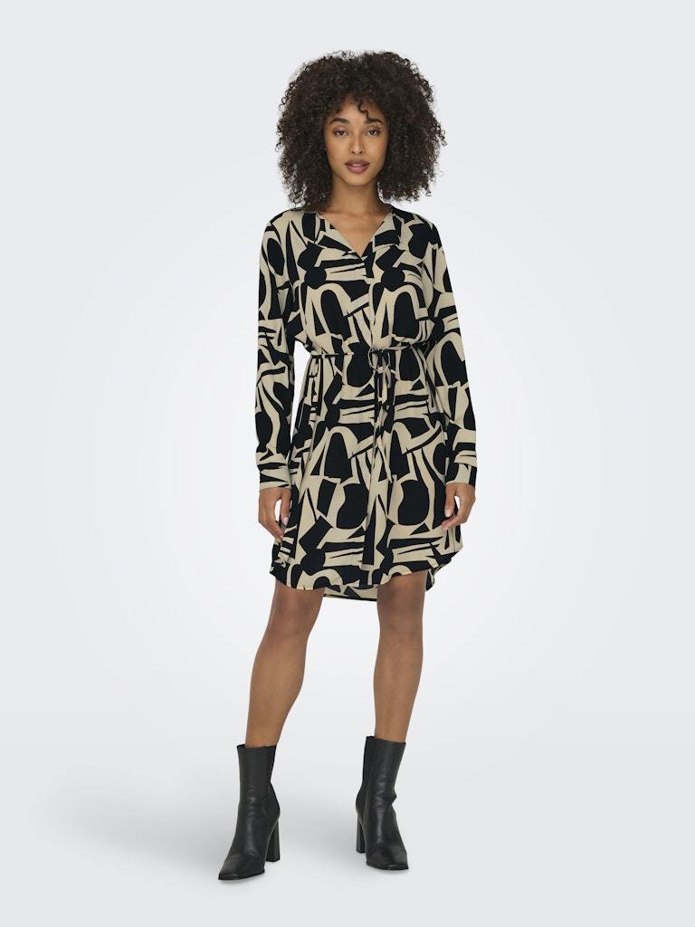 ABITO - ONLY ONLTIANA LIFE L/S SHIRT DRESS PTM