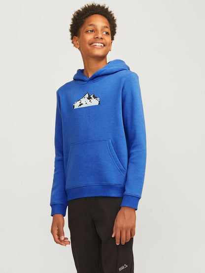 FELPA - JJJUNIOR JCOMOUNTAIN LOGO SWEAT HOOD SN MNI