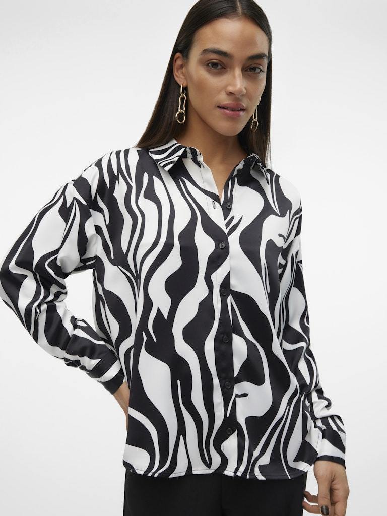 CAMICIA - VERO MODA VMMERLE LS LOOSE SHIRT WVN GA