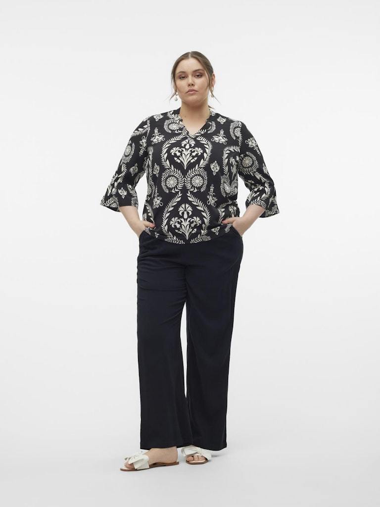 PANTALONE - VERO MODA CURVY VMCEASY JOY HW WIDE PANTS WVN GA CUR