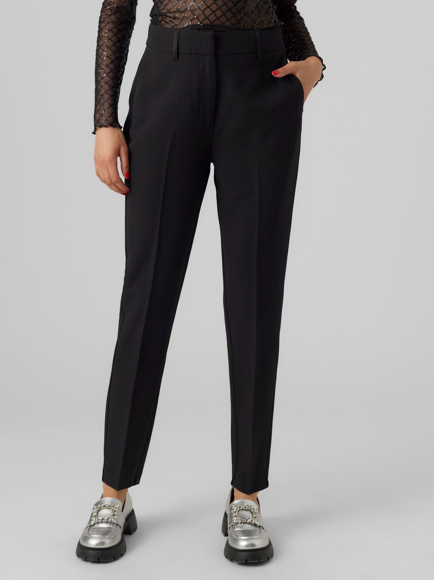 Pantalone Vmholly Hr Tapered Pant Vero Moda