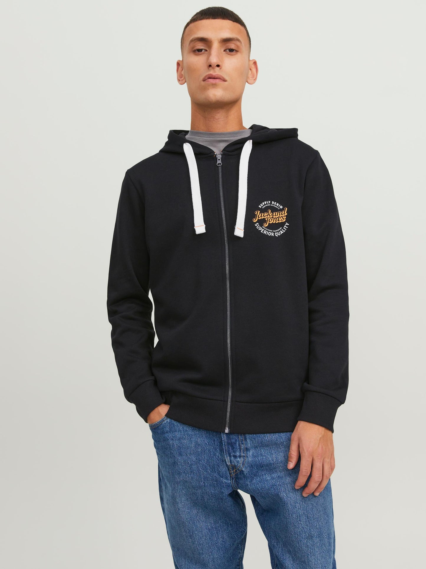 Felpa Mikk Sweat Zip Hood Jack&Jones