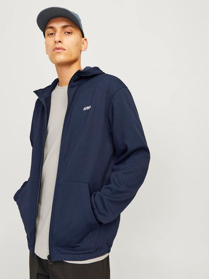 FELPA - JACK&JONES JCOBASIC ZIP HOOD SWEAT