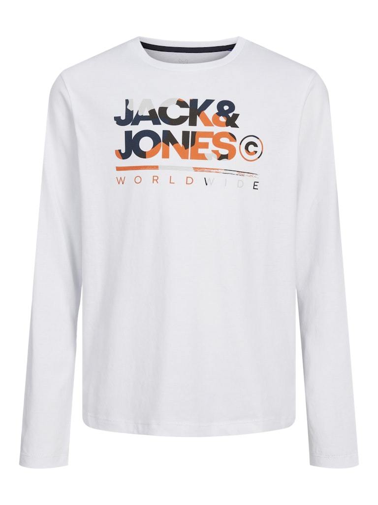 T-SHIRT - JJJUNIOR JJLUKE TEE LS CREW NECK MNI