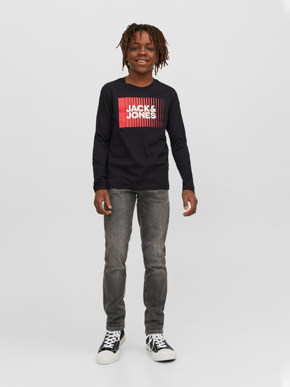 Maglietta T-Shirt Jjecorp Logo Tee Play Ls Oneck Noos Jack & Jones Junior