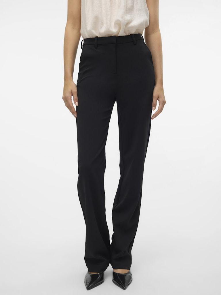 PANTALONE - VERO MODA VMMAYA MW STRAIGHT SOLID PANT NOOS