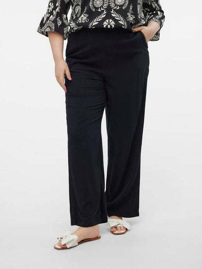 PANTALONE - VERO MODA CURVY VMCEASY JOY HW WIDE PANTS WVN GA CUR