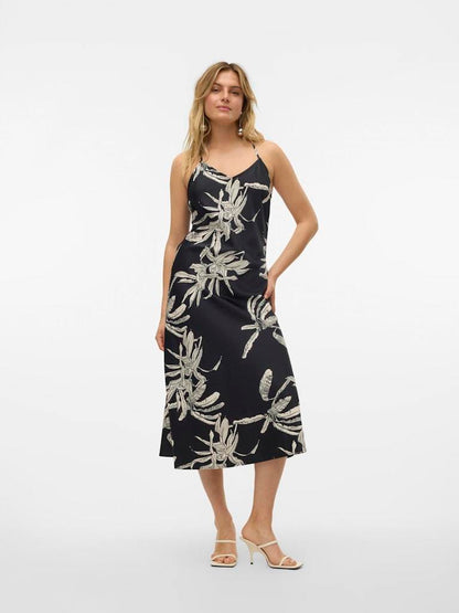 ABITO - VERO MODA VMKEILA STRAP CALF DRESS VMA