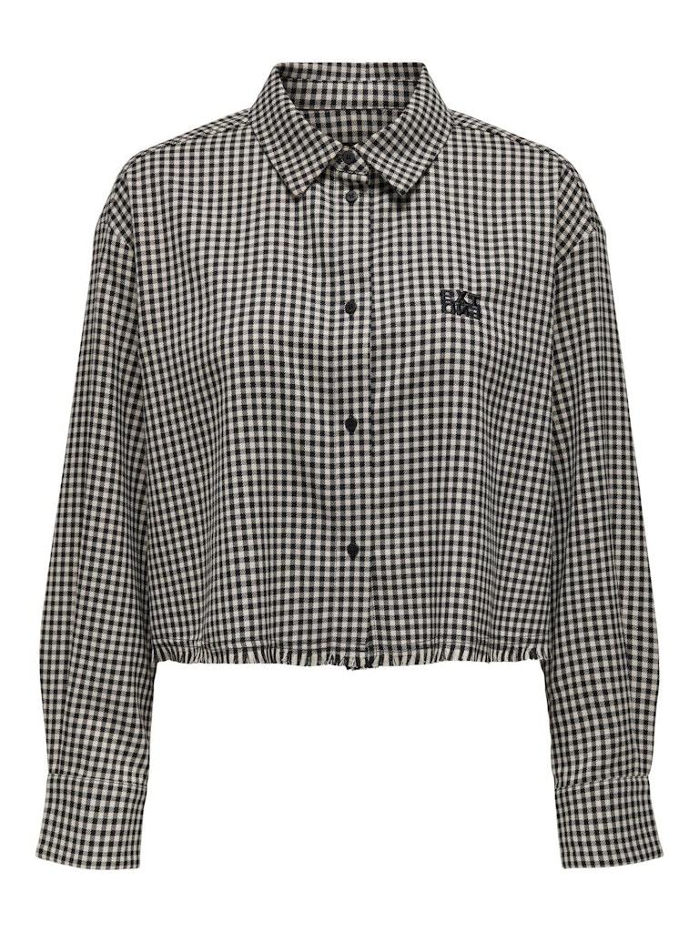 CAMICIA - ONLY ONLCATH LS SHORT CHECK SHIRT XT WVN