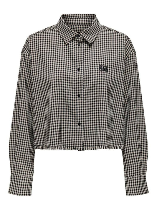 CAMICIA - ONLY ONLCATH LS SHORT CHECK SHIRT XT WVN