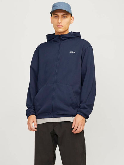 FELPA - JACK&JONES JCOBASIC ZIP HOOD SWEAT