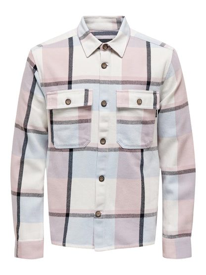 Camicia Mar Ovr Check Ls Shirt Fd Only & Sons