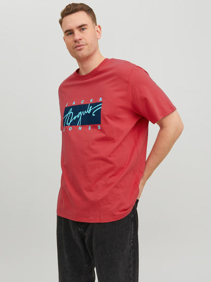 Maglietta T-Shirt Jorjoshua Ss Tee Crew Neck Jack&Jones Plus