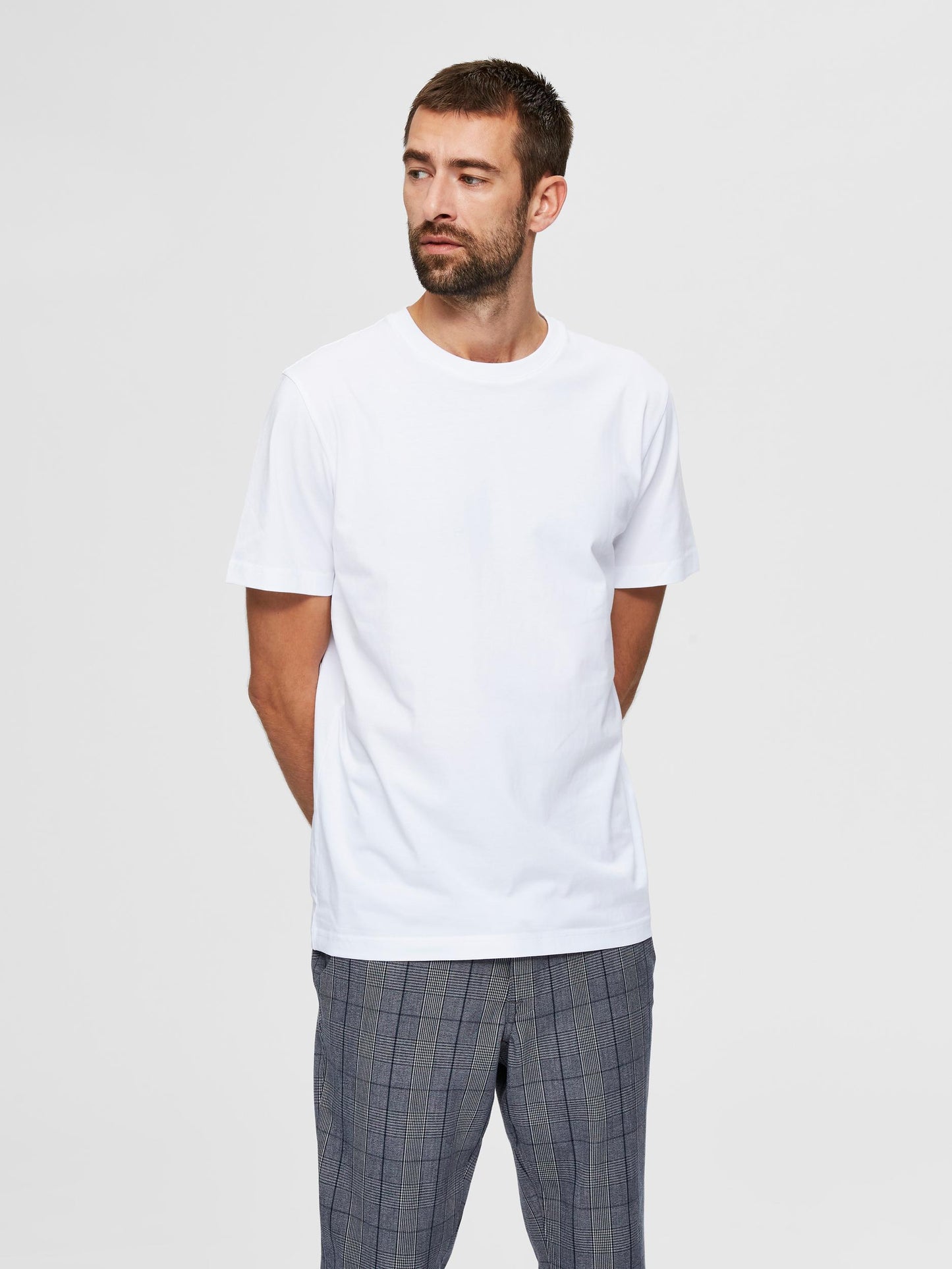 Maglietta T-Shirts Homme Norman Ss Oneck Tee W Noos Selected