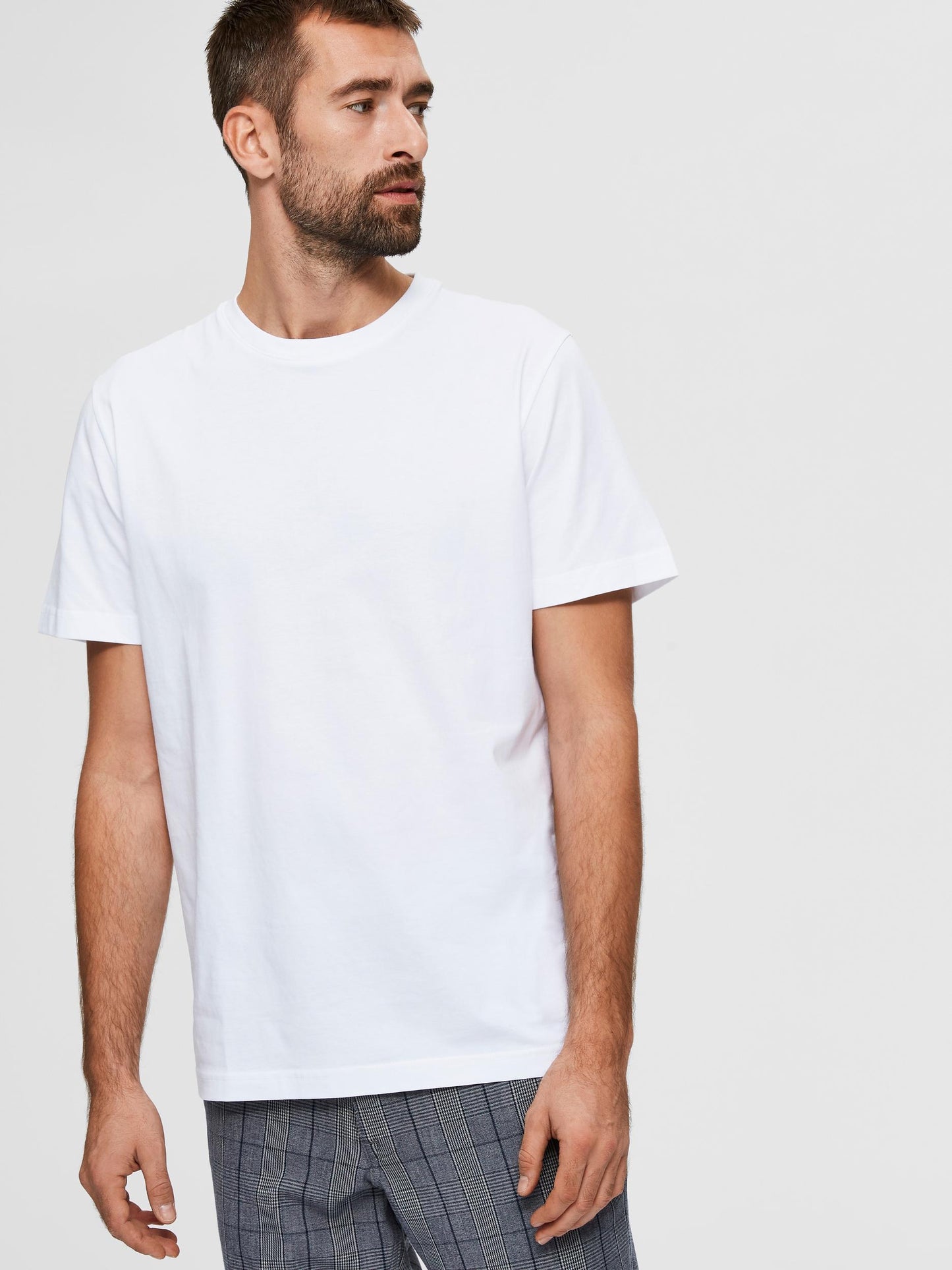 Maglietta T-Shirts Homme Norman Ss Oneck Tee W Noos Selected