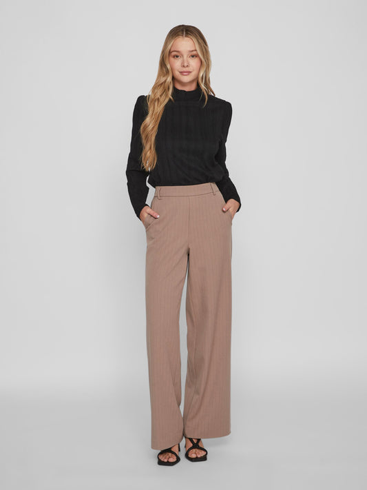Vila - Pantalone - Donna | vivarone pattern hw wide pant noos vila
