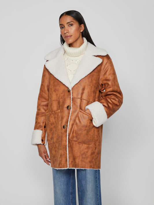 Vila - Cappotto Double face - Donna | viloal l/s jacket