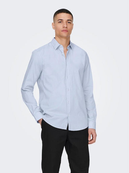 Camicia Andy Slim Easy Iron Poplin Shirt Noos Only & Sons